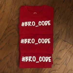 Kids Custom #Bro_Code Shirts! Any Color & Sz
